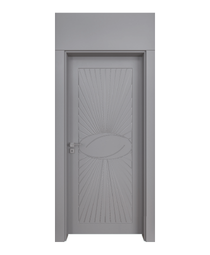 BY-4035V Porte intérieure laqué Vitrée